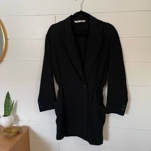 Zara black blazer or trench